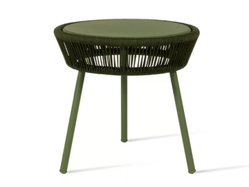 LOOP - Round polyethylene fibre high side table by Vincent Sheppard - view 2